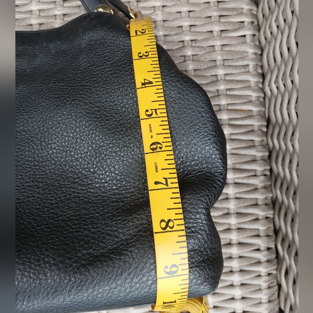 Michael Kors Black Pebbled Leather Shoulder Bag - Picture 11 of 16